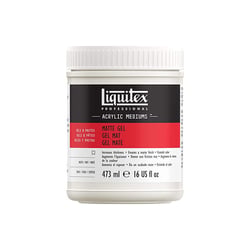 Médium gel - Mat - Peinture acrylique - Liquitex - Pot 473ml