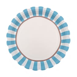 6 Assiettes Dolce Vita Bleu Ciel