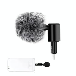 Microphone Omnidirectionnel Ajustable Haute Qualité Pour Smartphone Noir YONIS