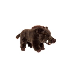 Peluche - Peluche Sanglier Marron - 25 cm