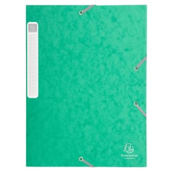 Boite de classement Cartobox Dos 25mm Carte lustrée - A4 - Vert - x 25 - Exacompta