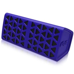 Enceinte Bluetooth Design Triangle 3D TWS Carte TF FM AUX Appel Mains-Libres Bleu YONIS