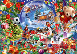 Puzzle 1000 pièces - Christmas Globe - Bluebird Puzzle