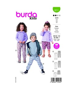 Patron Burda 9211 - Pantalon taille n°18mois-7ans