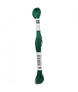 Fil à broder mouliné Uni - Rico Design 169 Vert