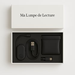 Coffret lampe de lecture - Blanc