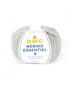Pelote de laine Merino Essentiel 4 - DMC - Certifié Oeko-Tex 862 Gris