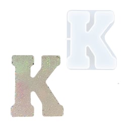 Moule en silicone 13cm x 15,5cm x 3,5cm - Lettre K