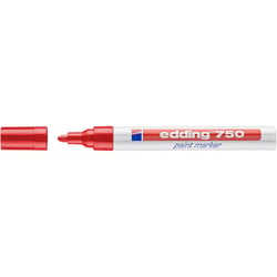 Marqueur Peinture 750 Rouge Pointe Ronde 2-4 mm EDDING