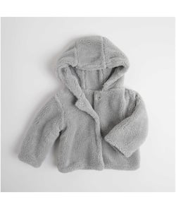 Tissu Rico Design doudou peluche de 155 cm de largeur 0002 Gris vendu par 50 cm