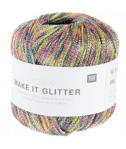 Pelote à tricoter Creative Make It Glitter - Rico Design 2 Multicolore