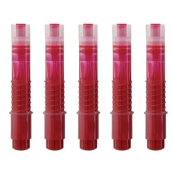 Lot de 5 recharges pour marqueur tableau blanc PILOT V BOARD MASTER S - Rouge