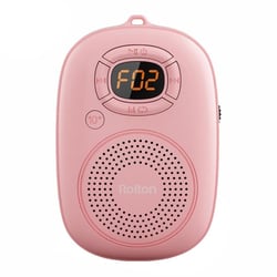 Mini Enceinte Bluetooth Portable Subwoofer Audio 77g ABS 500mAh 8h Autonomie 10m Distance 3W LED MP3 WAV Rose YONIS
