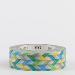 Masking tape - Slash green - 7 m x 15mm