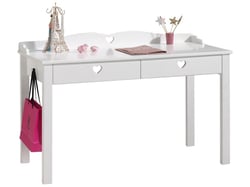 AMORI Bureau laqué blanc - Vipack