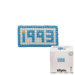 Kit mosaïque DIY pixel art - Kit mosaïque "À jamais les premiers" - Mini