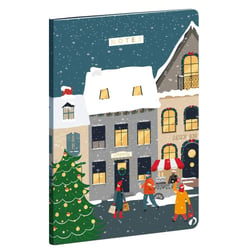 CARNETS SOUPLES A5 - 64 PAGES Noel - 15x21 cm