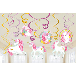12 Guirlandes Spirales Licorne Magique