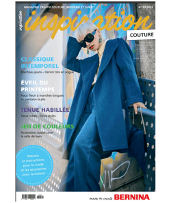 Magazine 'Bernina' Inspiration Couture N°1/2025 Bleu