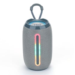 Mini Enceinte Bluetooth 5.3 TWS Son Stéréo 360° Haut-Parleur Portable Gris YONIS