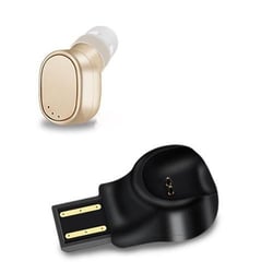Ecouteurs Bluetooth Sport Sans Fil Ultra Léger Avec Réduction De Bruit Or YONIS