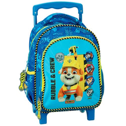 Sac à dos à roulettes Pat Patrouille Rubble 30 CM Maternelle