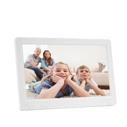 Cadre Photo Numérique 11.6 Pouces Full HD Avec Haut-Parleurs Et USB Blanc YONIS