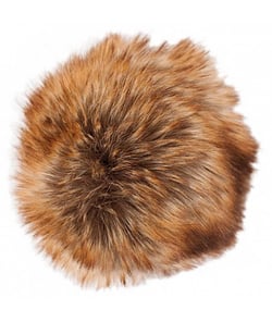 Pompons Premium Fausse Fourrure - 10cm de diamètre - Rico Design 26 Brun-caramel