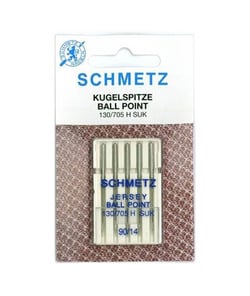Aiguilles Universelle Jersey - Dimension 90/14 - 130/705H SUK - 5 pces - SCHMETZ Gris