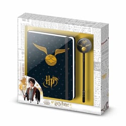 Set Journal Intime et Stylo Harry Potter - VIF D'OR