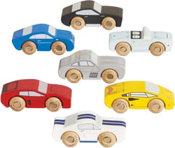 Set De Voitures De Sport Classiques - Le Toy Van - Jaune