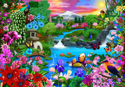 Puzzle 1000 pièces - Oriental Paradise - Bluebird Puzzle