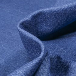 Tissu  Jeans Rachel sur fond Bleu