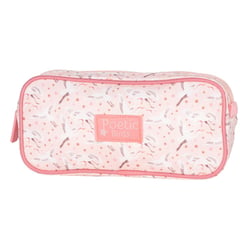 Trousse rectangulaire KIP GIRL 22 CM - 2 compartiments Poetic