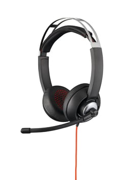 Casque Bluestork avec Micro Unidirectionnel et Télécommande avec réduction de bruit - Compatibilité PC et MAC -  (BS-MC401)