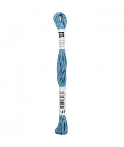 Fil à broder mouliné Uni - Rico Design 145 Bleu