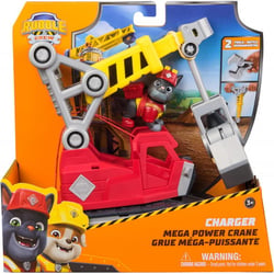 Coffret pat patrouille ruben et cie : grand camion grue + charlie - véhicule de luxe - figurine chien - paw patrol - spin master