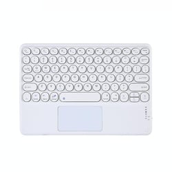 Clavier Pour Tablette Sans Fil Bluetooth Avec Pavé Tactile Support iOS 13+ Vert Blanc YONIS