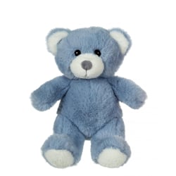 Peluche - Peluche Ours Trendy bleu jeans, l'ours à câliner, 15 cm