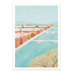 Affiche 50x70 cm - Visit Prague - Henry Rivers