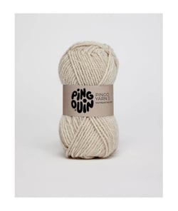 Pelote de laine à tricoter PINGO YARN 3 - Pingouin Marron (BEIGE CHINE)
