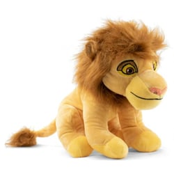 Peluche disney le roi lion : lion mufasa 29 cm - peluche licence disney