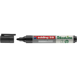 Marqueur pour tableau blanc pointe ronde 1,5-3 mm - EDDING Ecoline 28 - Noir