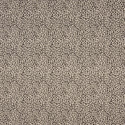 Tissu Jersey Coton Motif Léopard Marron sur fond Beige sable