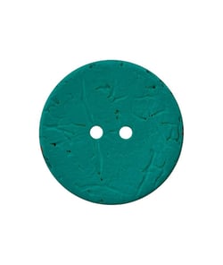Carte de 2 boutons Coco 23mm Beige - Union Knopf Vert Fonce