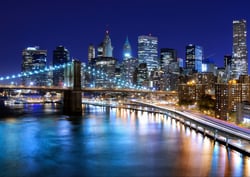 Puzzle 2000 pièces - New York by Night - Grafika