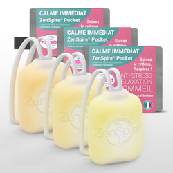 Pack X3 Appareils Anti-Stress Relaxation et Méditation pour Dormir - Sommeil et Bien-Etre - ZENSPIRE POCKET