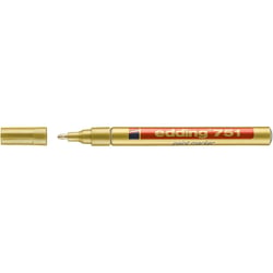 Marqueur Peinture 751 Or Pointe Ronde 1-2 mm EDDING