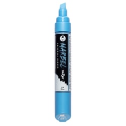 Marqueur - Peinture acrylique - Bleu - Permanent - Pointe biseautée 12mm - Marbel - Darwi