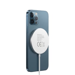 Mayaxess Chargeur Magsafe Magnétique 15W pour iPhone 12 / 12 Mini / 12 Pro / 12 Pro Max Blanc